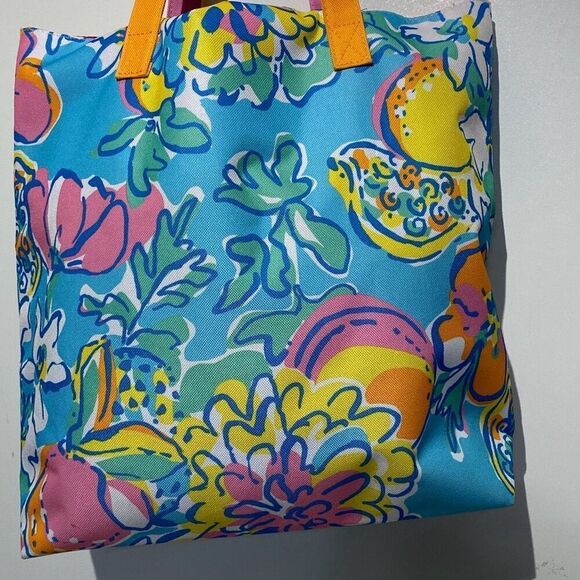 Lilly Pulitzer Women's Multicolor Estee Lauder Floral Tote Bag - Picture 5 of 8
